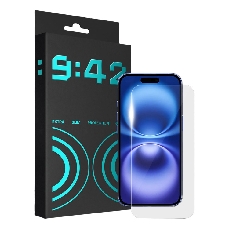 Защитное стекло 9:42 Slim для iPhone 16 Защитное стекло 9:42 Slim для iPhone 16