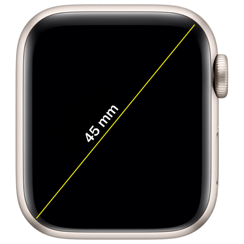 Apple Watch Series 8 45mm Starlight Aluminum Case with Starlight Sport Band (MNP23) бу (Як Новий)