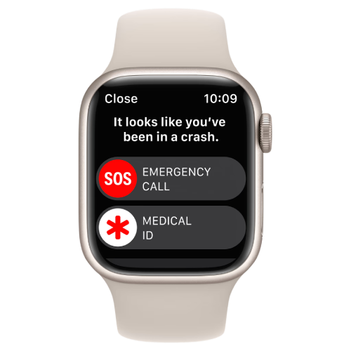 Apple Watch Series 8 45mm Starlight Aluminum Case with Starlight Sport Band (MNP23) бу (Як Новий)