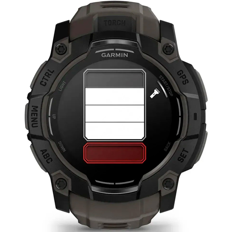 Garmin Instinct 3 50mm AMOLED Black with Charcoal Band (010-03020-00)