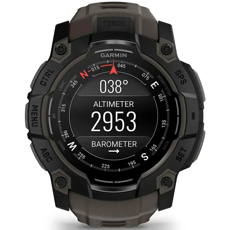 Garmin Instinct 3 50mm AMOLED Black with Charcoal Band (010-03020-00)