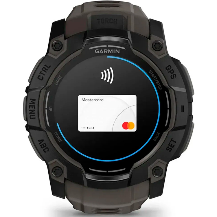 Garmin Instinct 3 50mm AMOLED Black with Charcoal Band (010-03020-00)