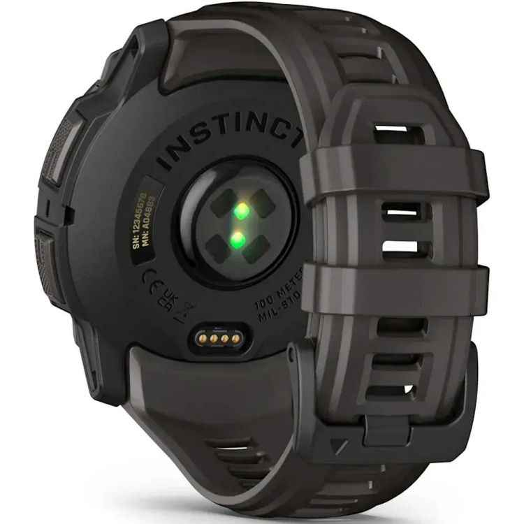 Garmin Instinct 3 50mm AMOLED Black with Charcoal Band (010-03020-00)