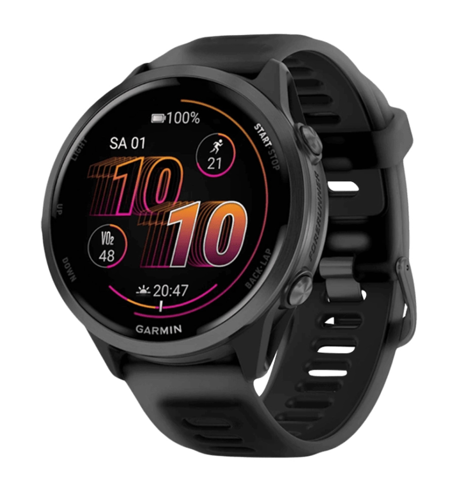 Garmin Forerunner 570 47mm Slate Gray Aluminum w. Translucent Black/Black Band (010-02971-00)
