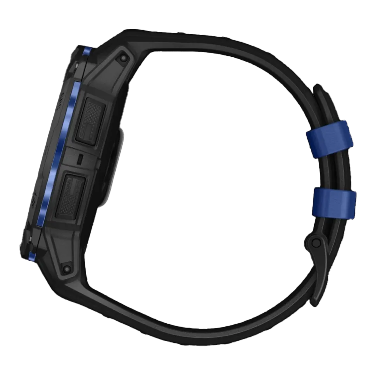Garmin Instinct 3 45mm AMOLED Black with Bolt Blue/Black Band (010-02936-03)