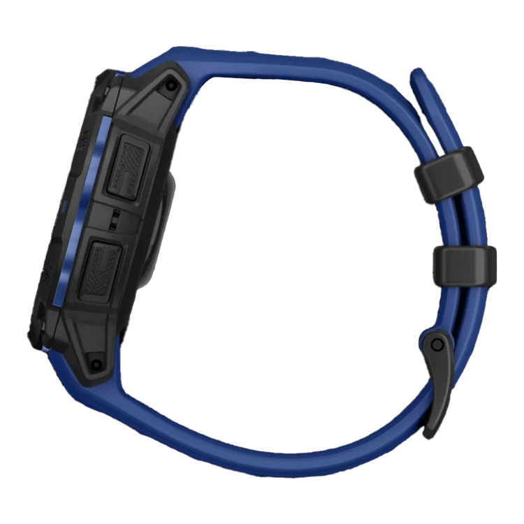 Garmin Instinct 3 45mm AMOLED Black with Bolt Blue/Black Band (010-02936-03)