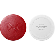 Бездротова Зарядка iCarer Microfiber Leather QX100 Series (Red)