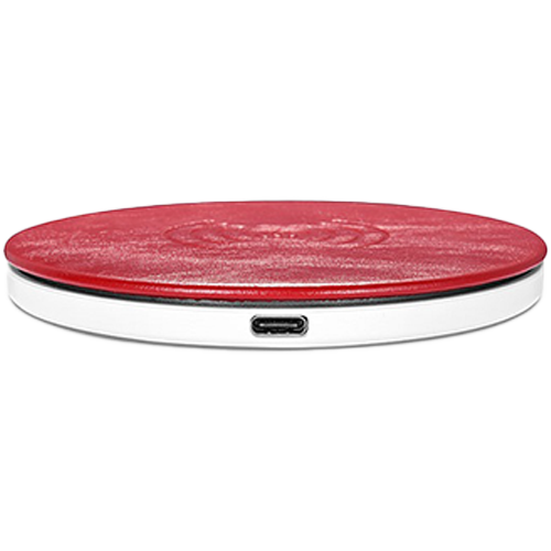 Бездротова Зарядка iCarer Microfiber Leather QX100 Series (Red)