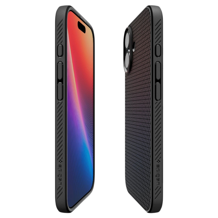Чохол Spigen Liquid Air для iPhone 17 Matte Black (ACS10369) Чохол Spigen Liquid Air для iPhone 17 Matte Black (ACS10369)