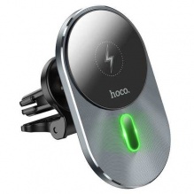 Автотримач Hoco CA91 Wireless Magic Magnetic Series (Gray)