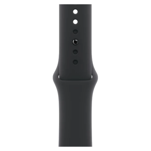 Apple Watch Series 10 LTE 46mm Jet Black Aluminum Case with Black Sport Band - S/M (MWY33) бу