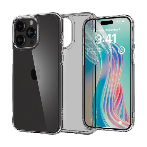 Чохол Spigen Ultra Hybrid для iPhone 15 Pro Max (Crystal Clear) ACS06565
