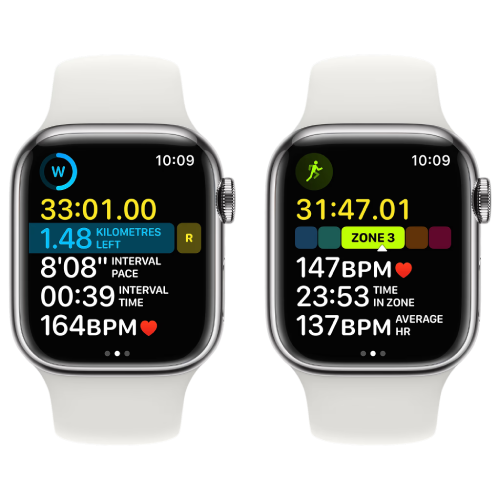 Apple Watch Series 8 41mm Silver Aluminum Case with White Sport Band (MP6K3) бу (Як Новий)
