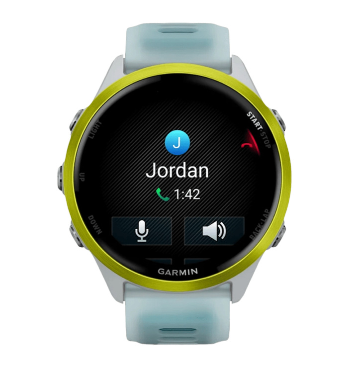 Garmin Forerunner 570 47mm Amp Yellow Aluminum with Translucent Whitestone/Turquoise Band (010-02971-01)