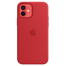 Чехол Apple Silicone Case для iPhone 12/12 Pro with MagSafe (Red)