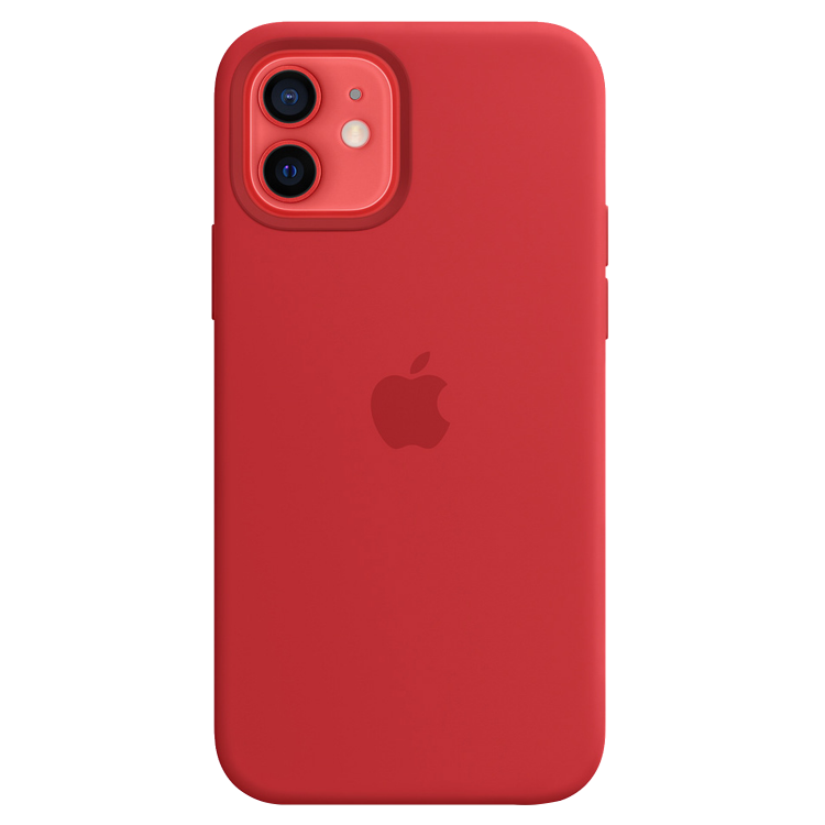 Чехол Apple Silicone Case для iPhone 12/12 Pro with MagSafe (Red)