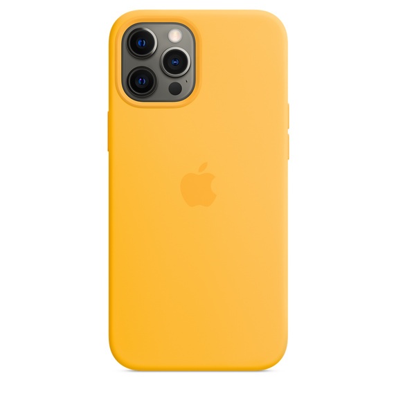 Чехол Silicone Case для iPhone 12 Pro Max (FoxConn) (Sunflower)