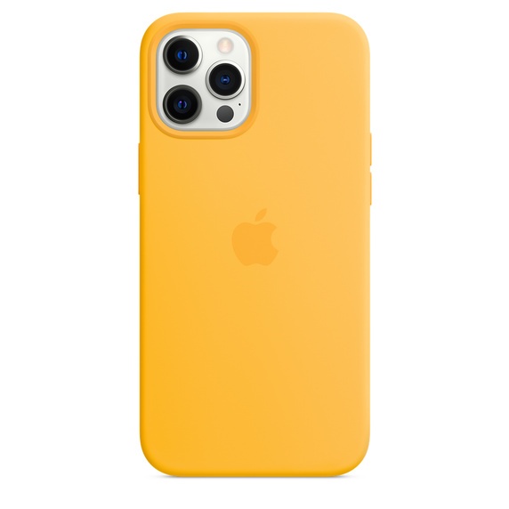 Чехол Silicone Case для iPhone 12 Pro Max (FoxConn) (Sunflower)