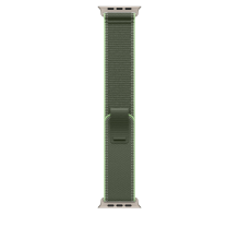 Ремінець Apple Trail Loop Band для Apple Watch 44/45/46/49mm Green/Neon Natural Titanium - S/M