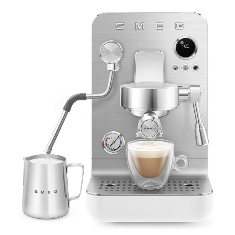 Кофемашина SMEG EMC02WHMEU White Matte (EU)