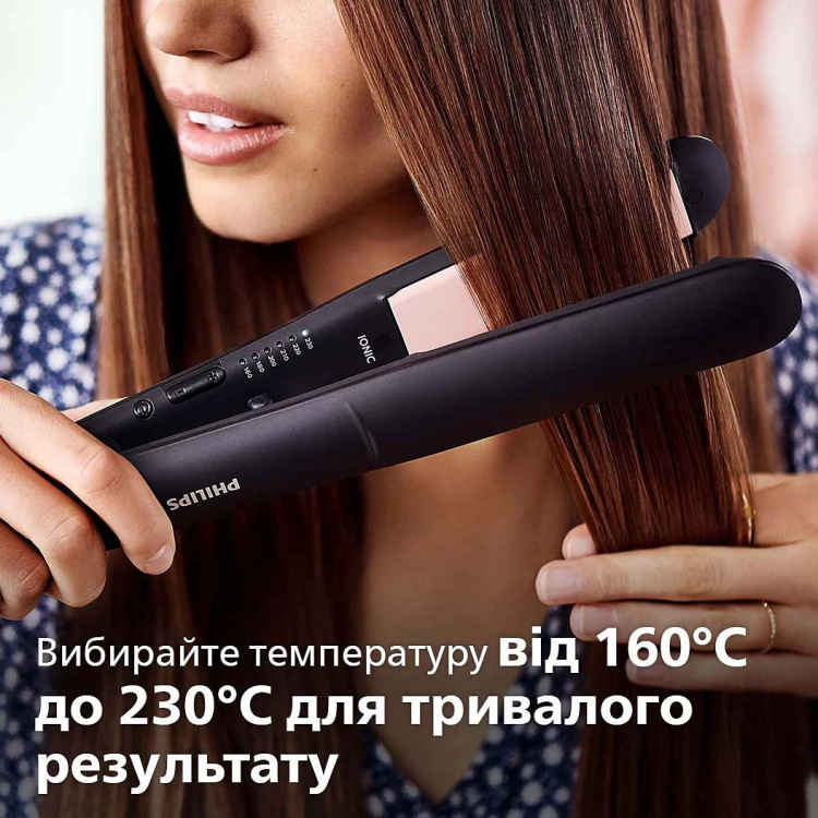 Выпрямитель для волос Philips Series 3000 (Black/Rose) (BHS378/00)