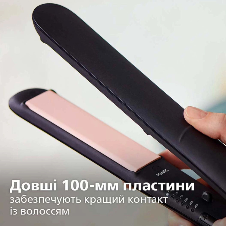 Выпрямитель для волос Philips Series 3000 (Black/Rose) (BHS378/00)