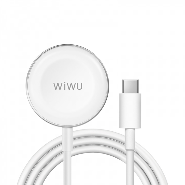 Зарядка для Apple Watch WIWU USB-C M18 Series (White)