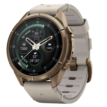 Garmin Fenix 9 Pro 43mm LTE AMOLED Sapphire Autumn Gold Titanium with Bone Leather Band (010-04335-40/41)