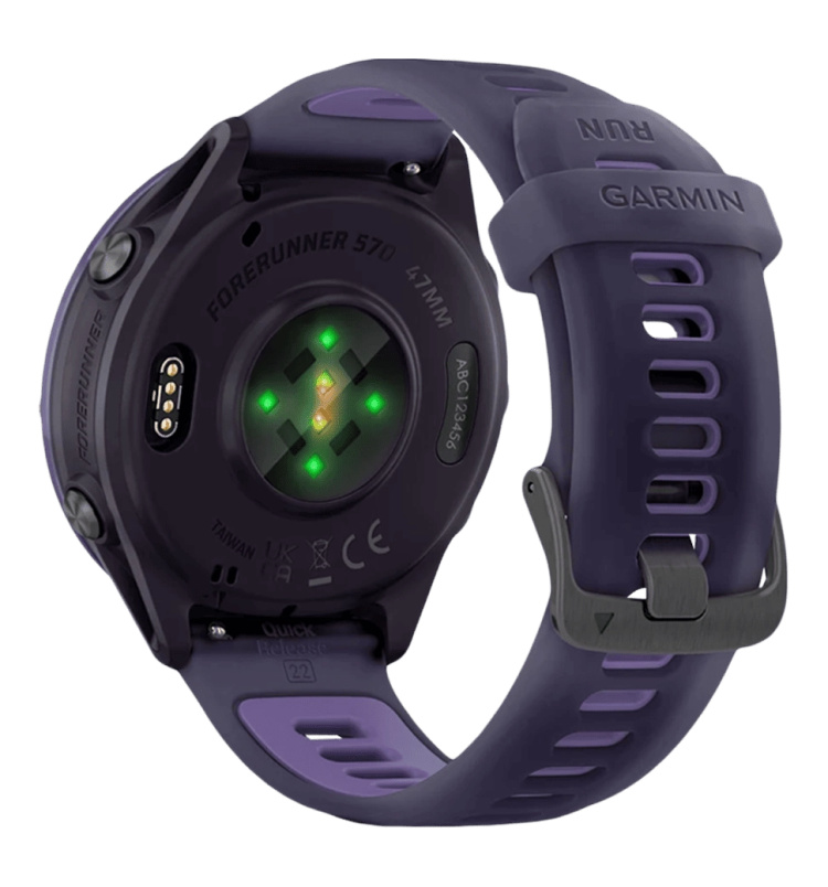 Garmin Forerunner 570 47mm Indigo Aluminum with Translucent Imperial Purple/Indigo Band (010-02971-02)