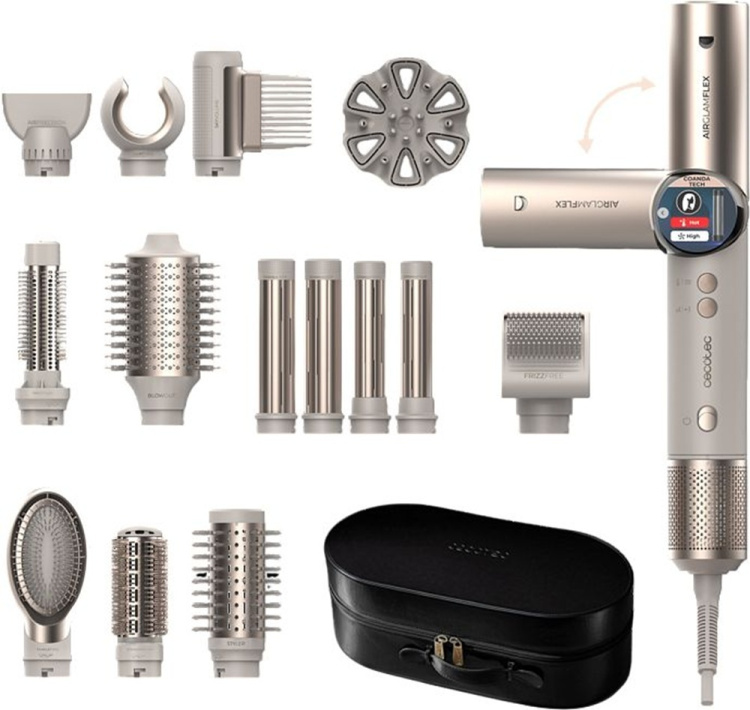 Стайлер Cecotec AirGlam 14in1 Flex Champagne (A01_EU01_114727)
