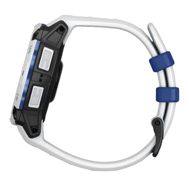 Garmin Instinct 3 45mm Solar Whitestone with Whitestone/Bolt Blue Band (010-02934-03)