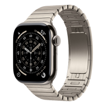 Apple Watch Series 11 46mm Natural Titanium Case with Natural Link Bracelet (MFAY4+MXMF3) 