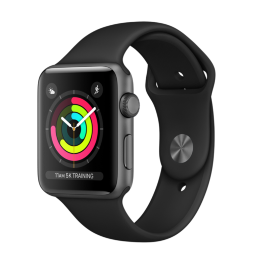URIaautL8ATh@2x-2.png Apple Watch 42mm Series 3 GPS Space Gray Aluminum Case with Black Sport Band (MQL12)