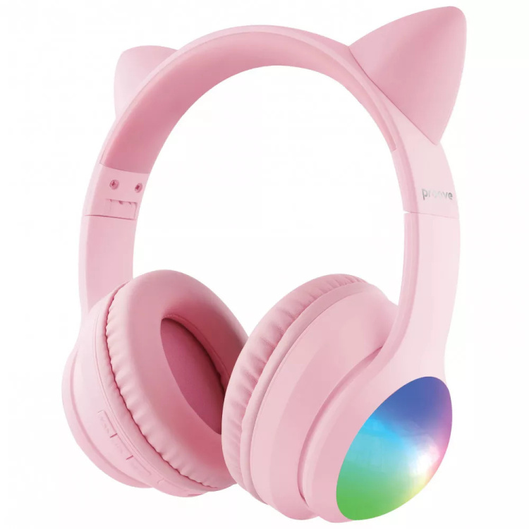 Наушники Proove Kids LumiCat (APP) Pink