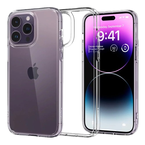 Чохол Spigen Ultra Hybrid для iPhone 14 Pro (Crystal Clear) ACS04960
