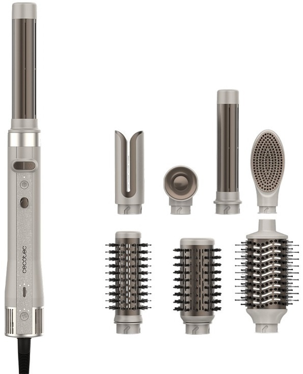 Стайлер Cecotec Bamba CeramicCare 8in1 AirGlisse Gyro Champagne (A01_EU01_112528)