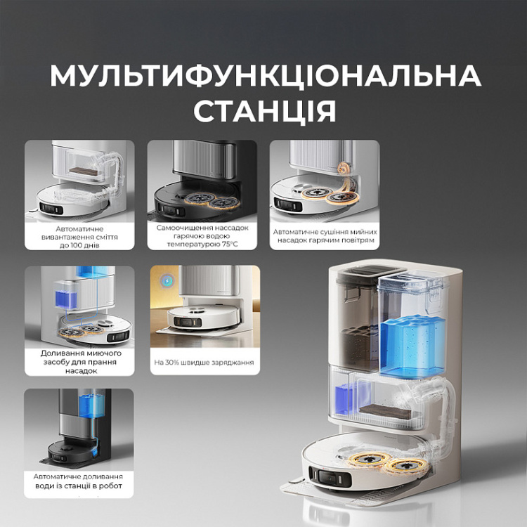 Робот-пылесос Dreame Bot L40 Ultra AE Black (RLL77SE-Bl) (EU) Робот-пылесос Dreame Bot L40 Ultra AE Black (RLL77SE-Bl) (EU)