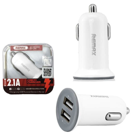 Прикурювач Remax 2.1a (White)