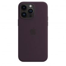 Silicone Case with MagSafe для iPhone 14 Pro (FoxConn) (Elderberry)