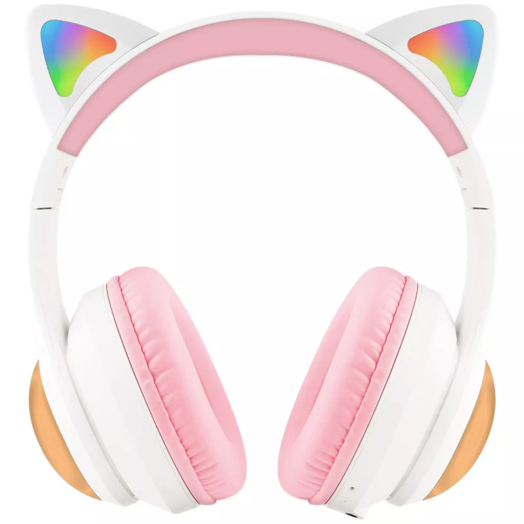 Наушники Proove Kids LumiCat (APP) White/Pink