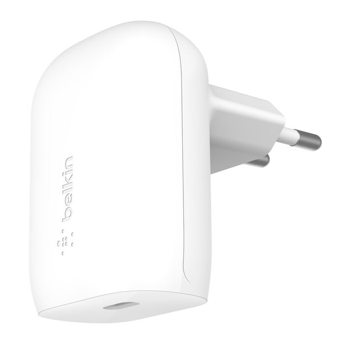 Блок питания Belkin 30W USB-С GAN PD PPS White (WCA005VFWH)
