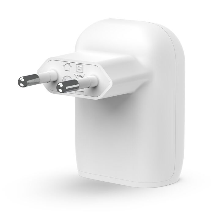 Блок питания Belkin 30W USB-С GAN PD PPS White (WCA005VFWH)