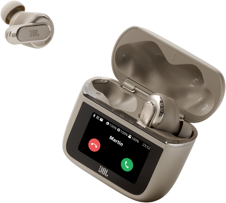 Навушники JBL Tour Pro 3 (Latte) (JBLTOURPRO3LTT) Навушники JBL Tour Pro 3 (Latte) (JBLTOURPRO3LTT)
