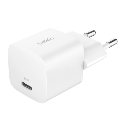 Блок живлення Belkin Home Charger 25W USB-C PD, White (WCA012KQWH)