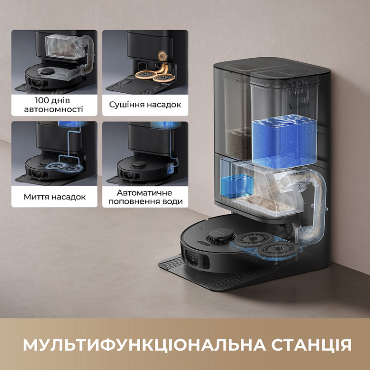 Робот-пылесос Dreame Bot L40 Ultra CE Black (RLD52SE-Bl) (EU)