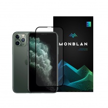 Защитное стекло Monblan для iPhone X/Xs/11 Pro 2.5D Anti Static 0.26mm (Black)