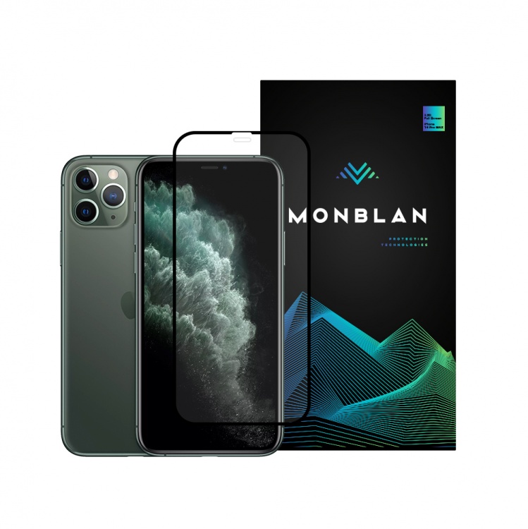 Захисне скло Monblan для iPhone X/Xs/11 Pro 2.5D Anti Static 0.26mm (Black)