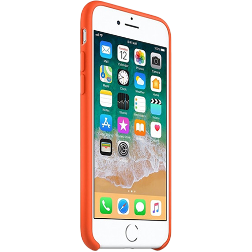 Чохол Smart Silicone Case для iPhone 7+/8+ Original (FoxConn) (Spicy Orange)
