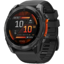 Garmin Fenix 8 51mm AMOLED Slate Gray with Black Silicone Band (010-02905-00)