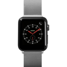 Ремешок Laut для Apple Watch 42/44mm Steel Loop Series (Silver)